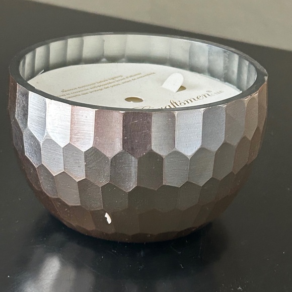 Ivory candle with beautiful holder. NWOT - Picture 1 of 5